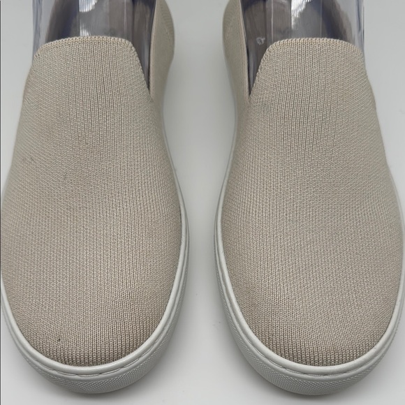 Rothy's The Slip on Beige Sand Knit Fabric Casual Low Top Sneakers Size 8 - Picture 3 of 15